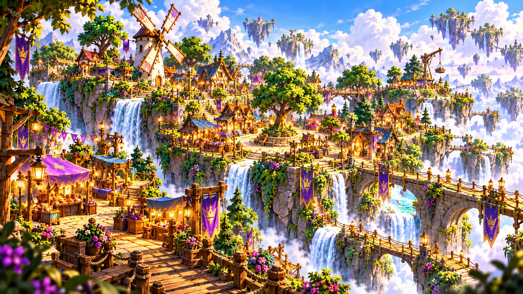Concept illustration of Starting Village